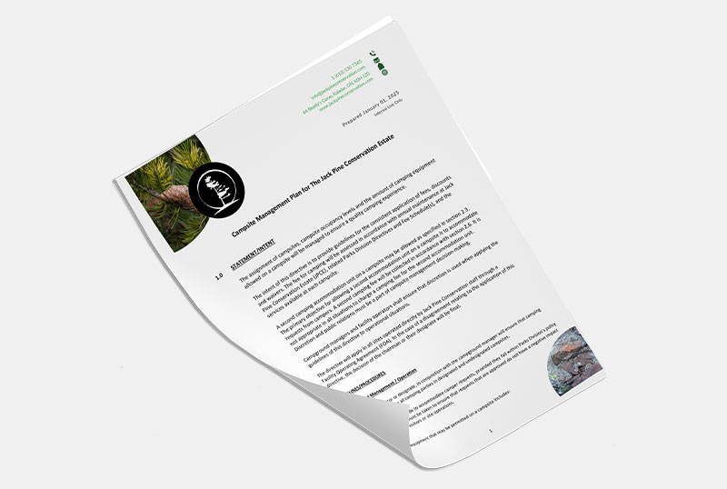 Campsite Management Plan